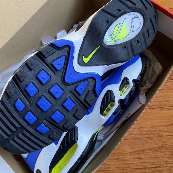 Mens Nike Air Griffey Max 1 2021 Varsity Royal Volt White Size 10.5 DJ5161-400 - Picture 3 of 9